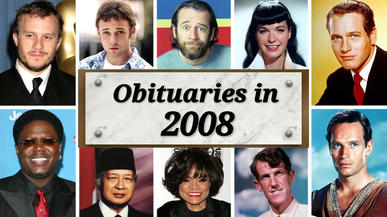 Obituary in 2008: Famous Faces We Lost in 2008