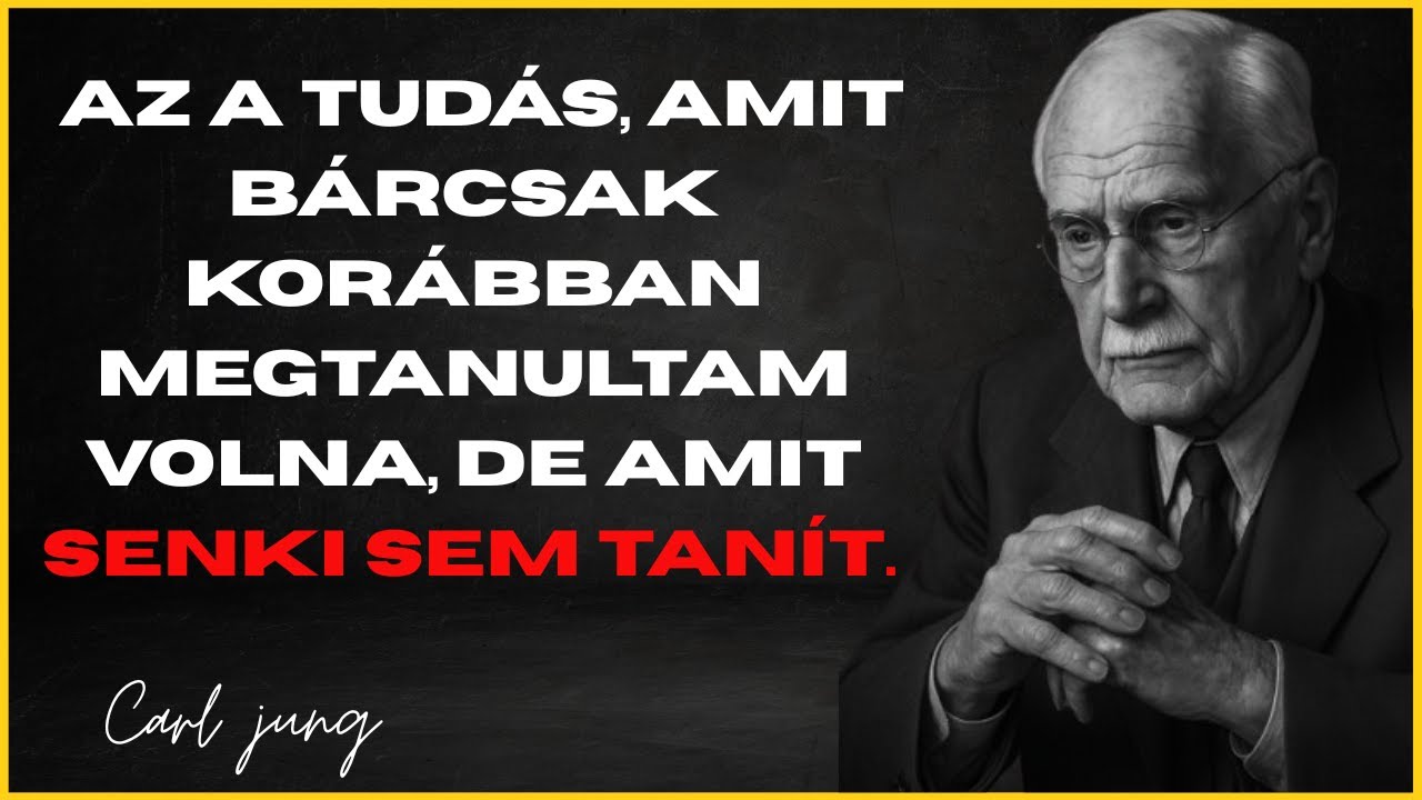 Carl Jung &ndash; Az a TUD&Aacute;S, amit b&aacute;rcsak kor&aacute;bban MEGTANULTAM volna, de amit senki sem TAN&Iacute;T.