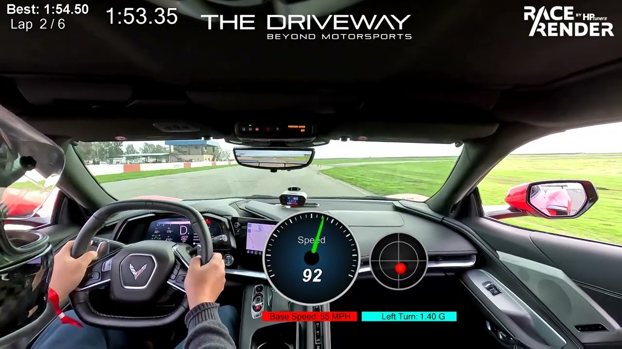 2020 Corvette C8 Z51 at Buttonwillow CW13 1:54.5