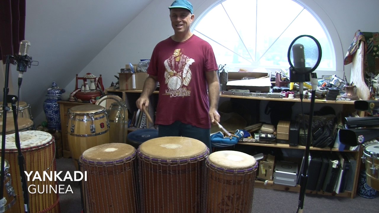 67 Ballet style dunun pieces on 3 dunun (djun djun,djuns,duns) in 11 min