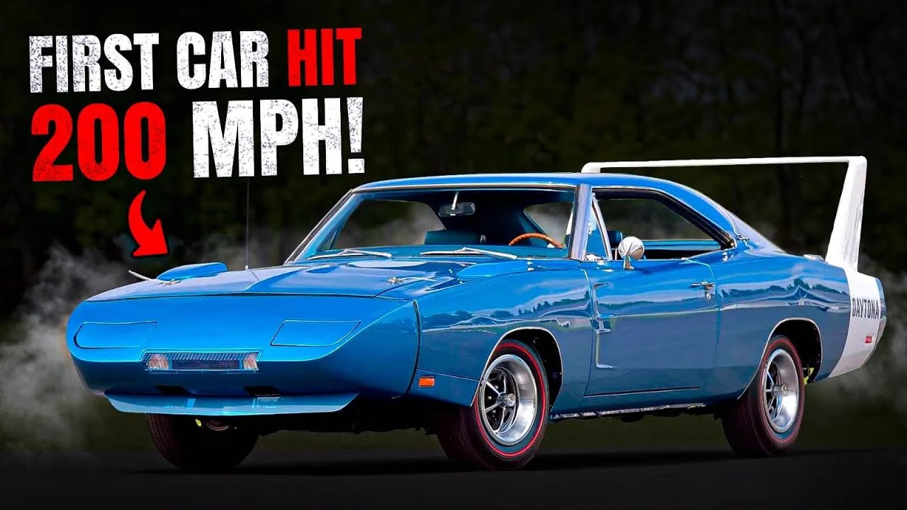 The First Car To Hit 200 MPH - The 1969 Dodge Charger Daytona