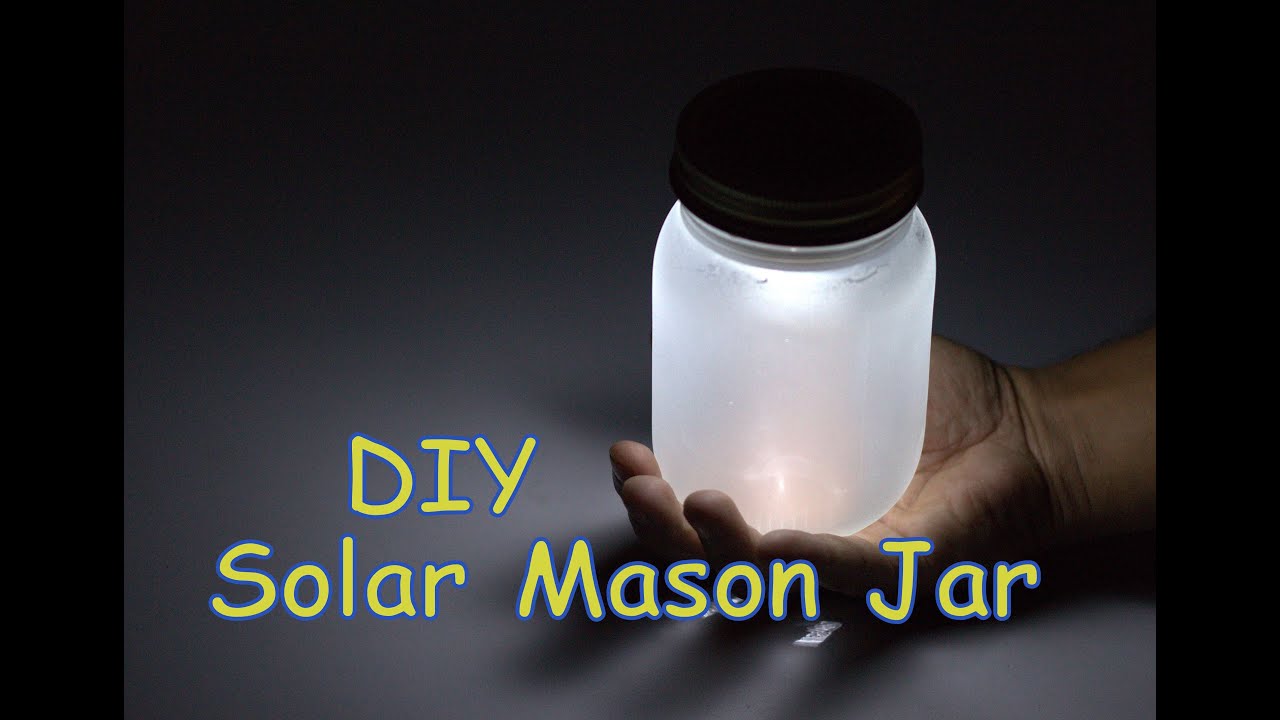 DIY Solar Powered  Mason Jar // Easy School Science Project