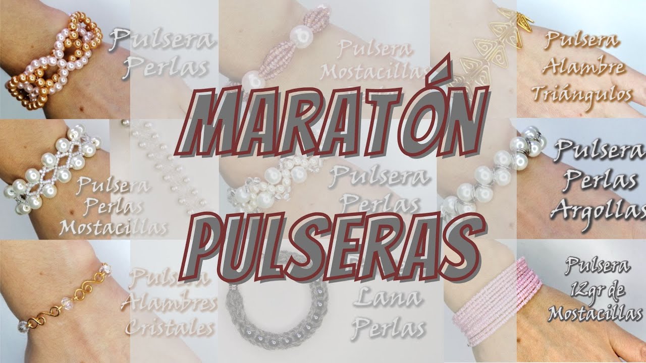 🤩PULSERA DE BISUTERÍA🙋‍♀️ Maratón de videos antiguos del canal. Curso de bisutería