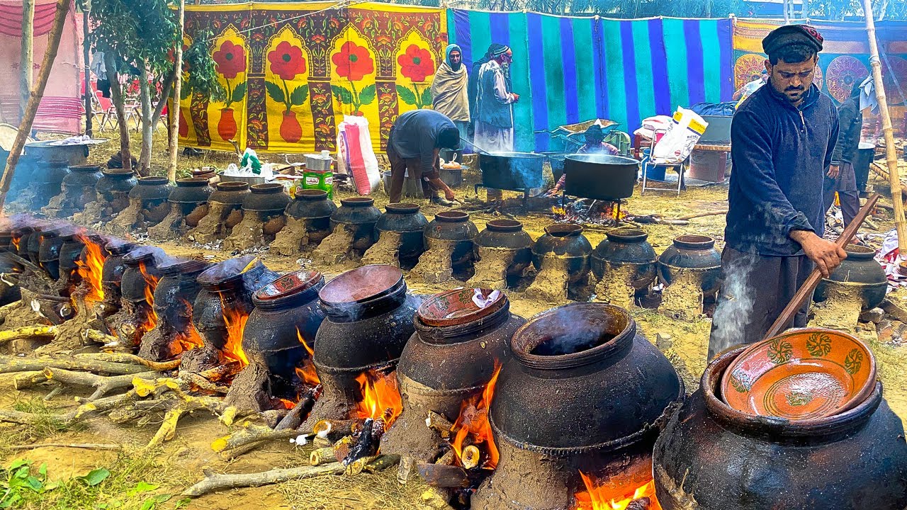 Katwa Gosht Recipe | Pakistan's Largest Wedding Food Preparation For 4000 People | Village Food