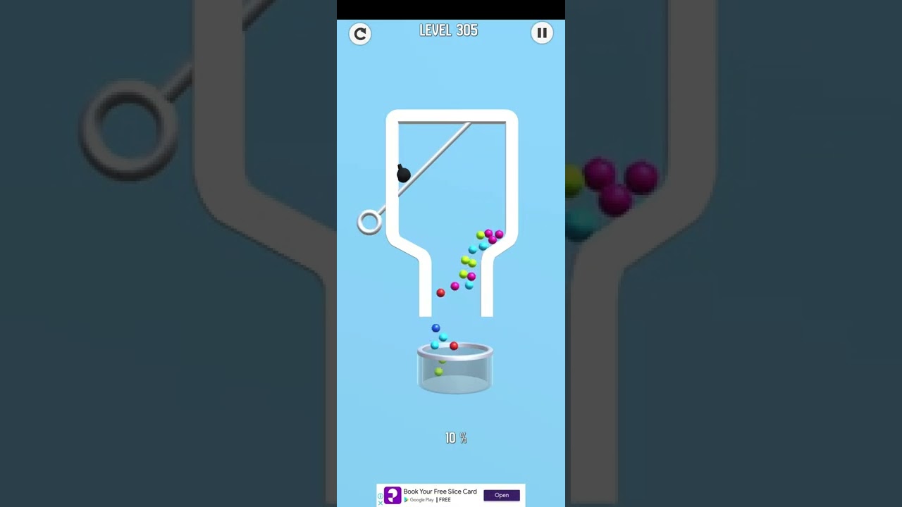 Pin Pull Ball Rescue  - All Levels Gameplay New UPdate Android,ios  Shorts # 305