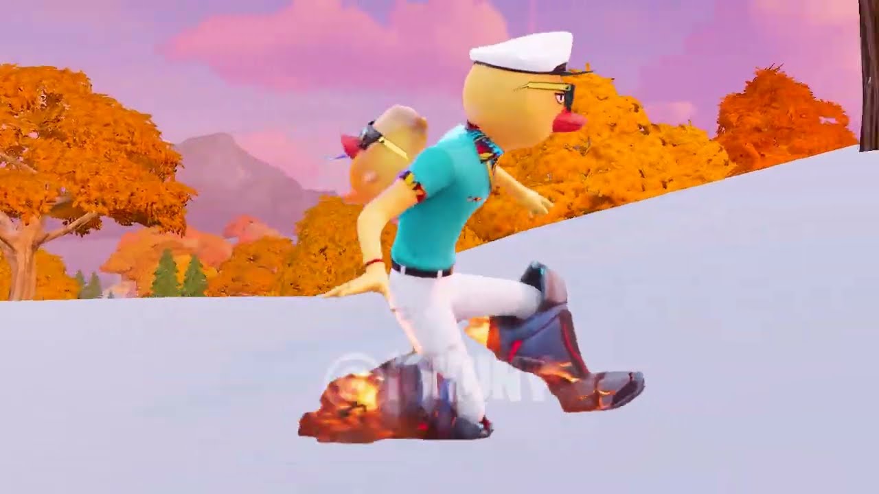 Lucky duck Cluster hits a clip in Fortnite!?