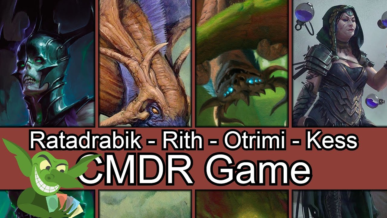 I said Tolkien, not Token! Ratadrabik vs Rith vs Otrimi vs Kess EDH / CMDR game play