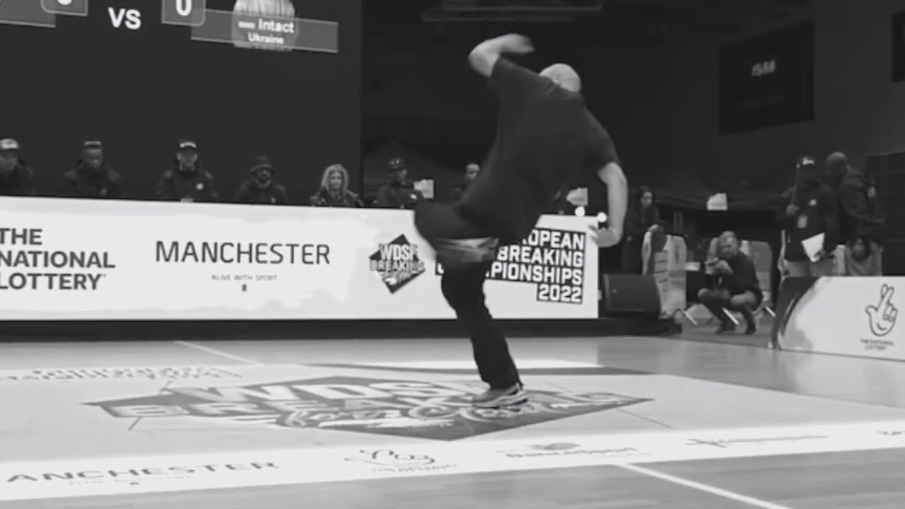 Bboy Intact rounds at European Breakin Championship 2022 in Manchester