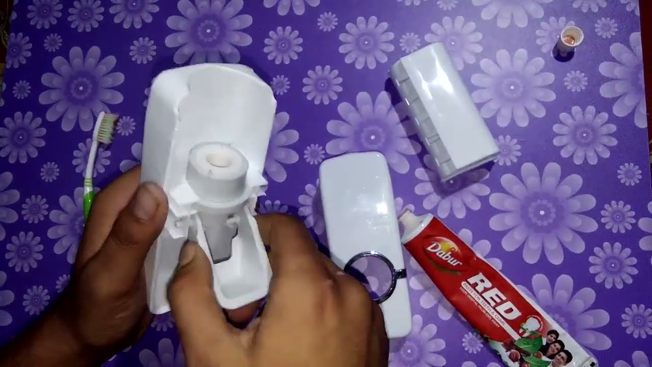 HOW TO USE AUTOmatic toothpaste holder (IN HINDI)