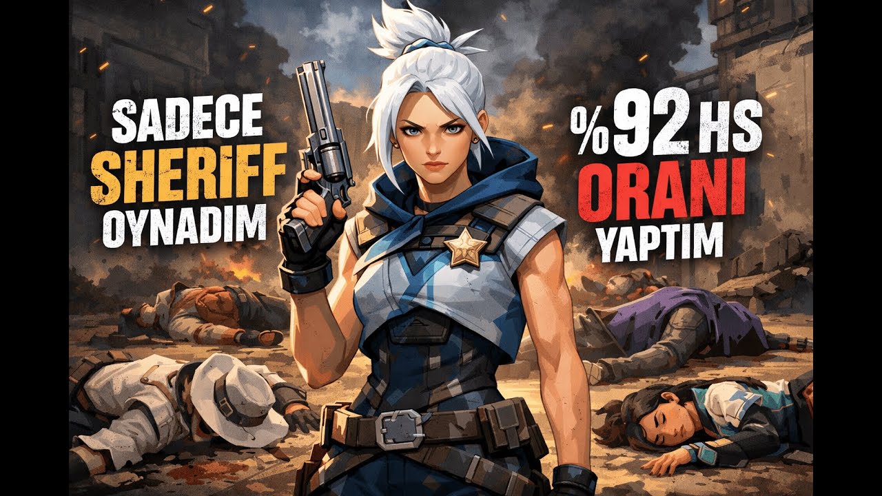 VALORANT AMA SADECE ŞERİF  OYNİYORUM