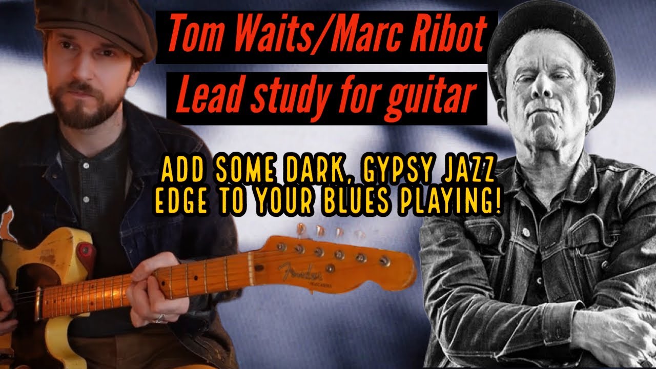 Full Lesson - Marc Ribot/Tom Waits style lead etude (Gypsy blues in A minor guitar lesson!)