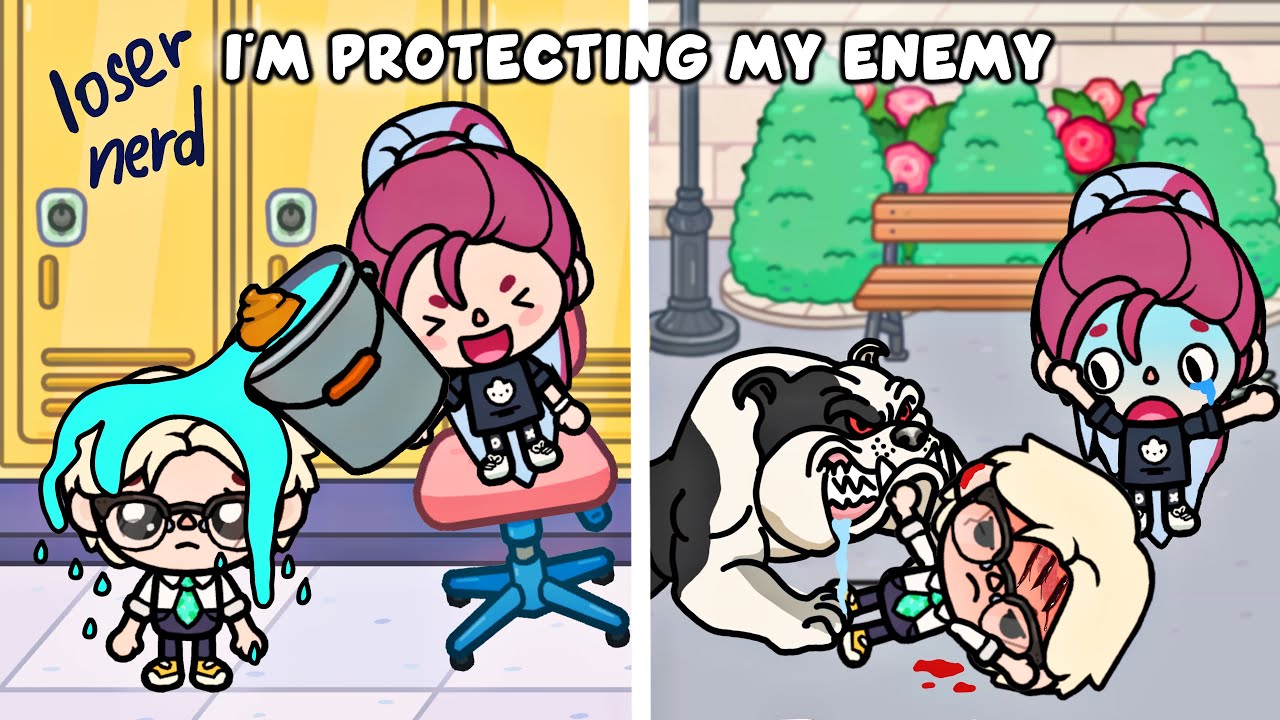 I'm Protecting My Enemy 🥺💞😠| Sad Story | Toca Life World | Toca Boca