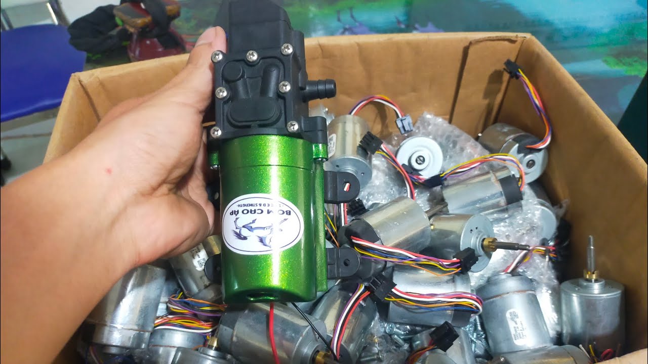 Bơm áp lực mini 12v không chổi than. bền - mạnh - đẹp và duy nhất