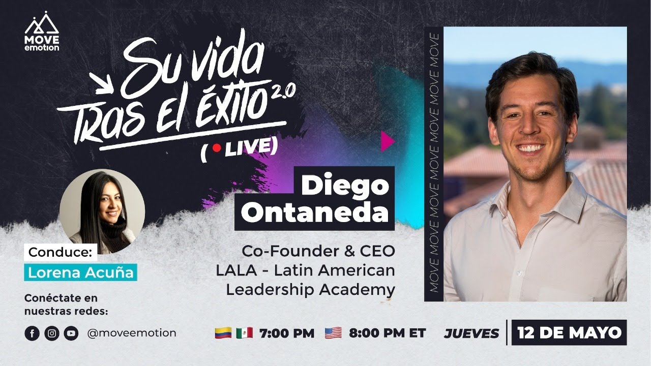 Diego Ontaneda en &lsquo;Su vida Tras El Exito&rsquo; con Move Emotion.