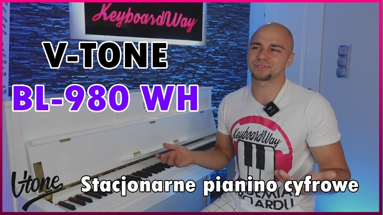 V-TONE BL-980 WH - Stacjonarne pianino cyfrowe do 4000zł. Czy to dobry sprzęt na start?