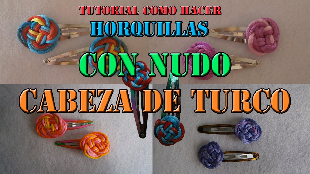 Decorar Horquilla Con Nudo cabeza de turco o Gilwell Cola De Ratón | Manualidades