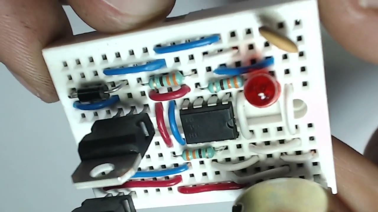 Bobina de Encendido Automotriz con Circuito 555 y Transistor NPN