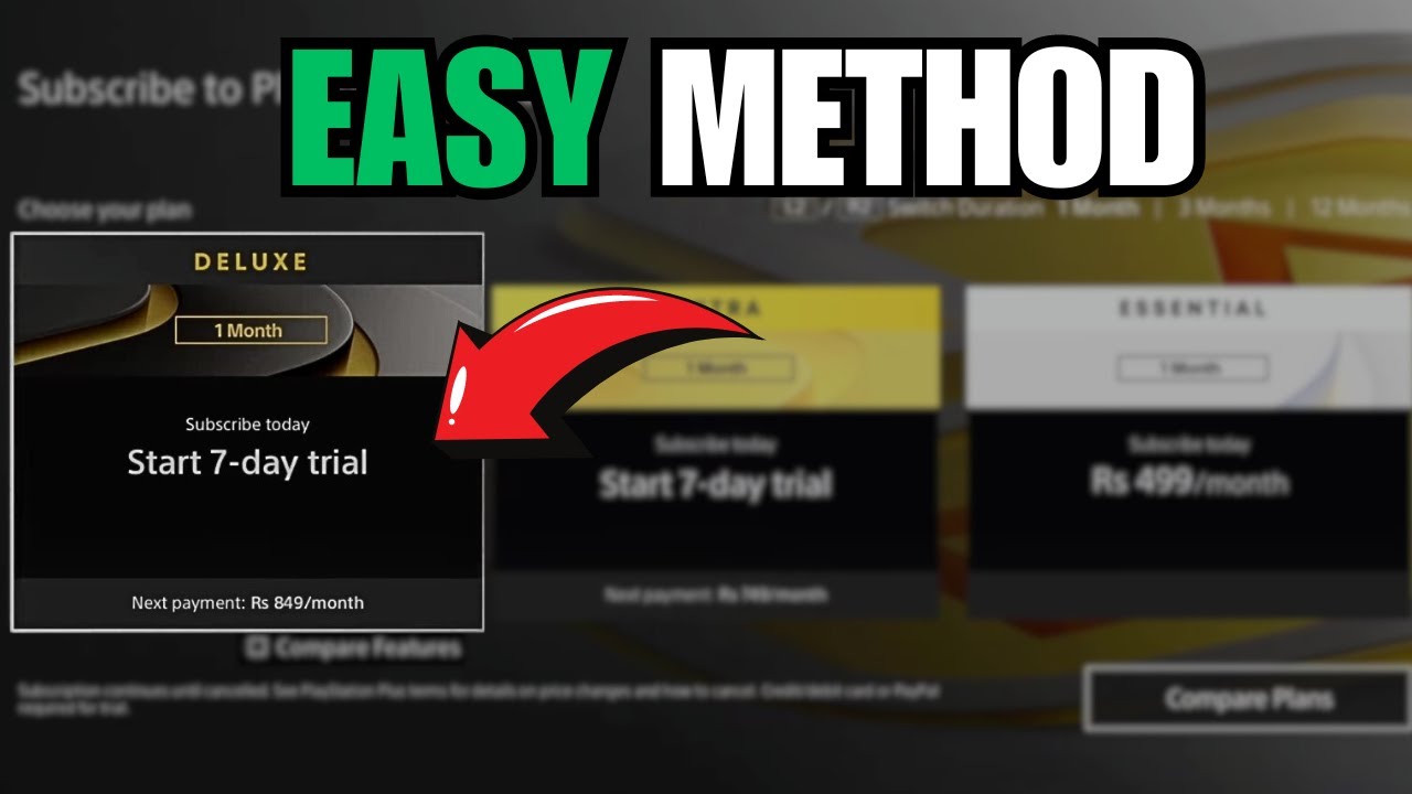 Easiest way to get Free PS Plus Trial in 2024