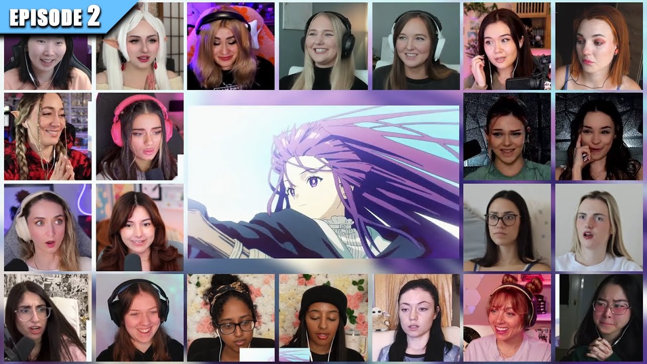 [Girls React] Frieren: Beyond Journey's End Episode 2 Reaction Mashup | 葬送のフリーレン