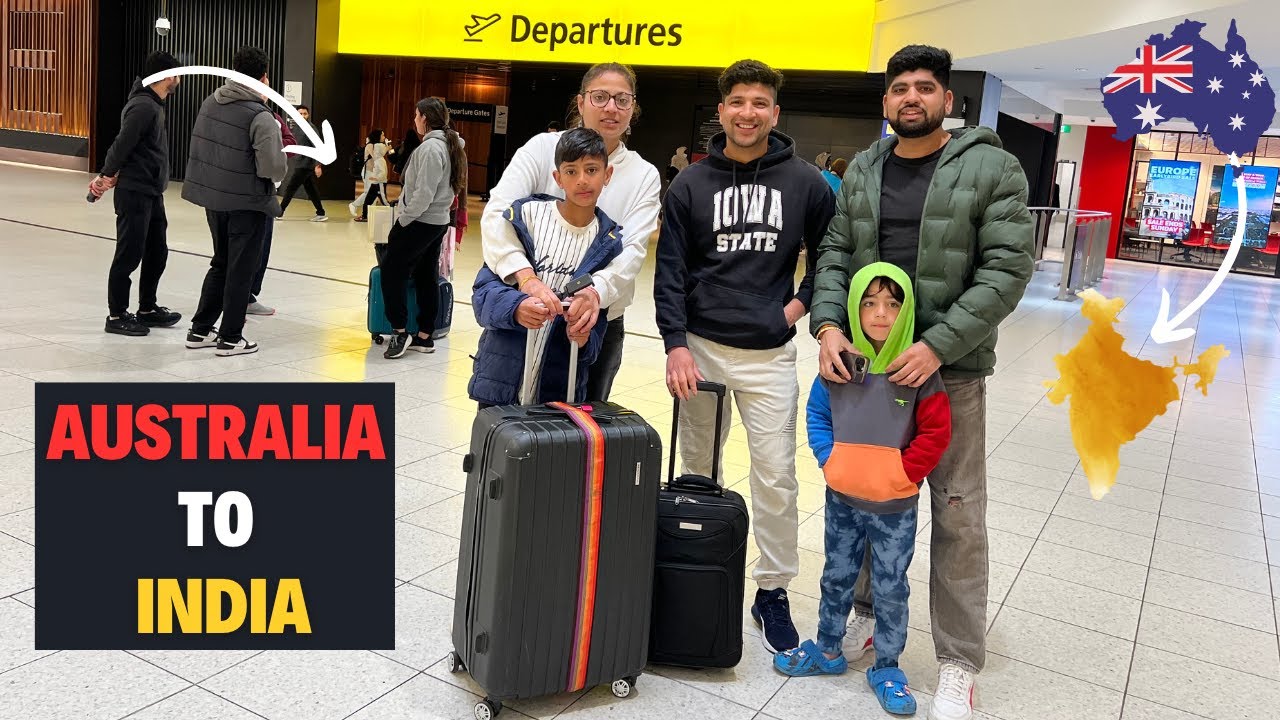 DROPPING HIM AT THE AIRPORT | EMOTIONAL😭 | AUSTRALIA TO INDIA