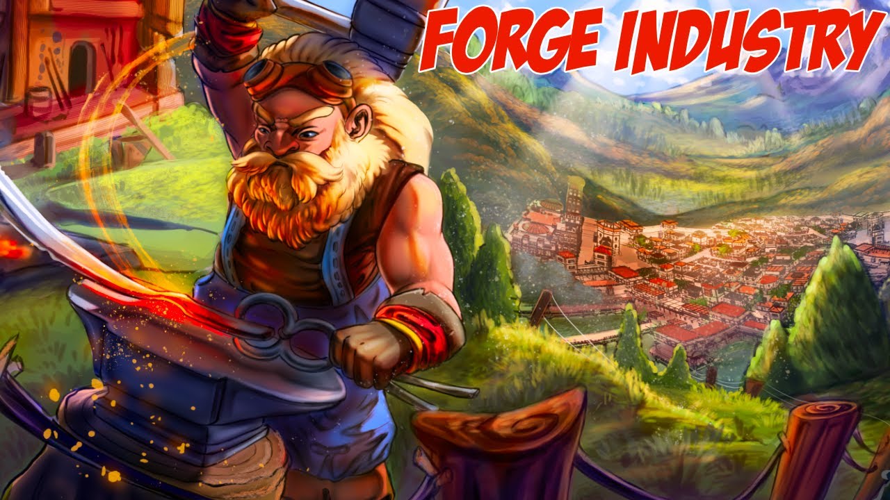 AUTOMATED BLACKSMITH GAME  | Forge Industry first look video