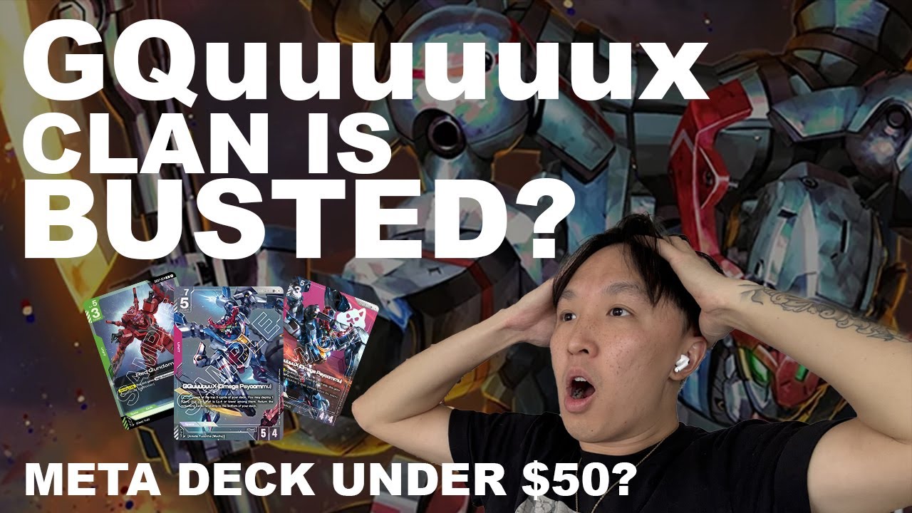 Сможет ли клан попасть в мету ниже 50$? Клан Gundam ST06 + GD02 с профилем колоды GQuuuuuuux #gun...