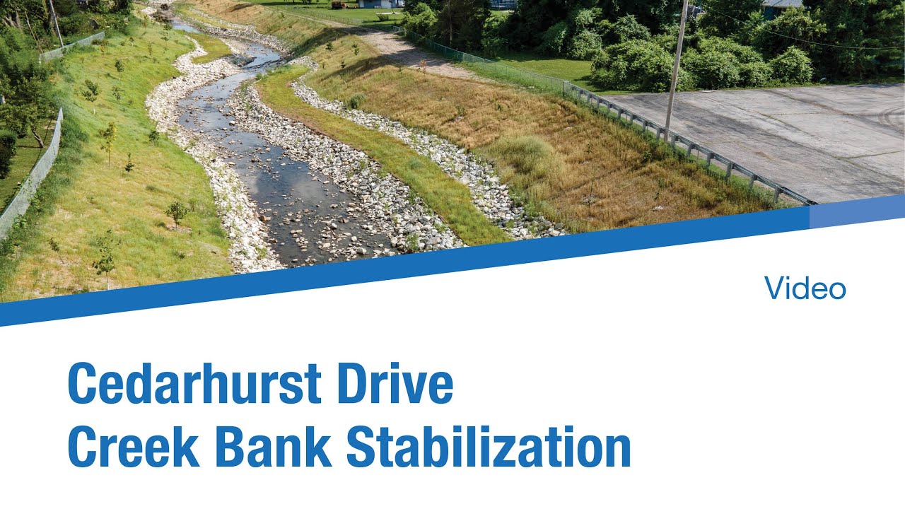 Cedarhurst Drive Creek Bank Stabilization | Metropolitan St. Louis Sewer District - St. Louis, MO