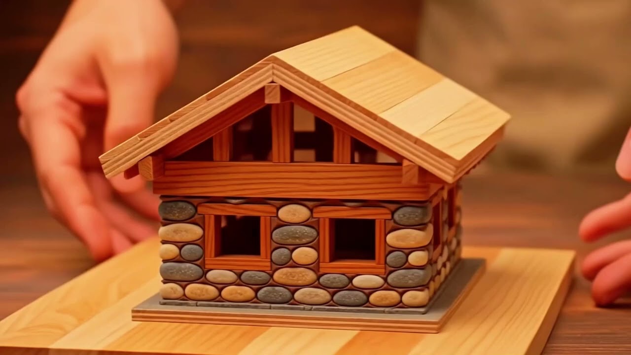 I Built an Ultra-Realistic Miniature Stone Farmhouse from Scratch! (DIY Construction Timelapse)