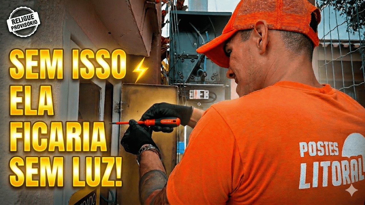 RELIGUE PROVISÓRIO: o que fiz para a cliente NÃO ficar sem energia!