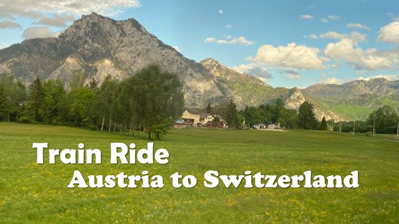 What is it like to cross Europe border by train? | Train ride crossing Austria to Switzerland border