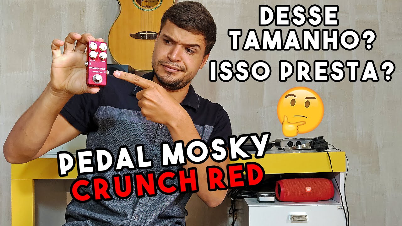 Pedal Mosky Crunch Red - Crunch Box / Angry Charlie Style - Review