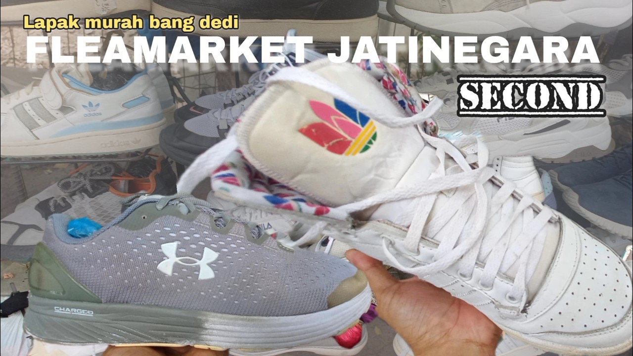 MURAH MEWAH‼️ SEPATU BEKAS TERBAIK  HARGA MURAH DI PASAR LOAK JEMBATAN ITEM JATINEGARA