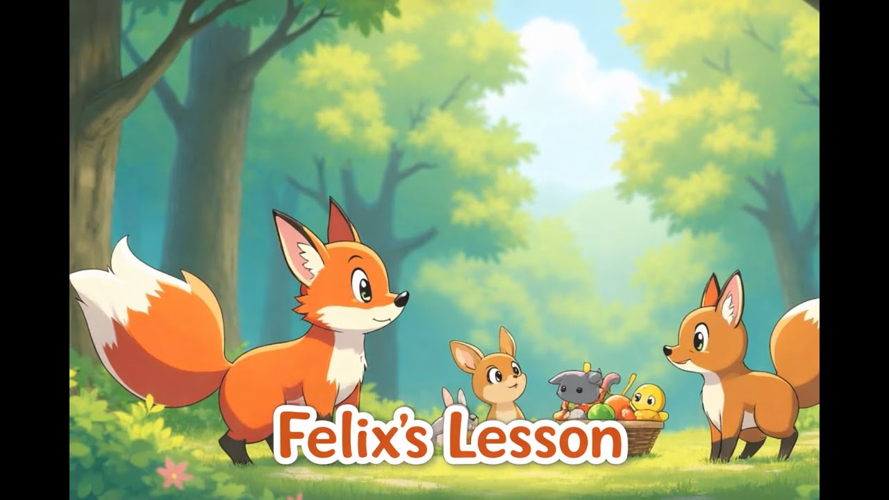 Felix's Lesson - Sharing Is Caring| Moral Stories for kids|