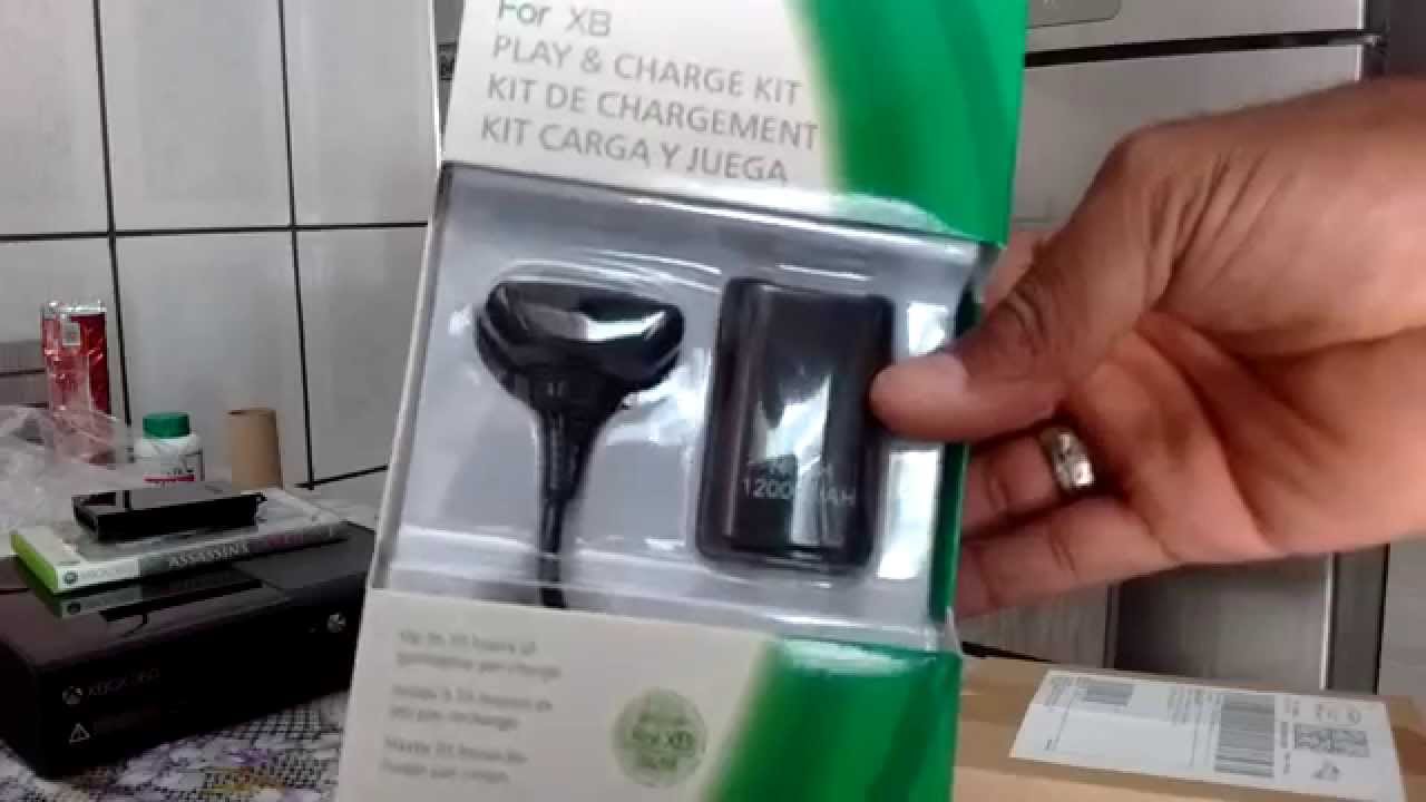 Unboxing XBOX 360 Super Slim, mais acessórios.