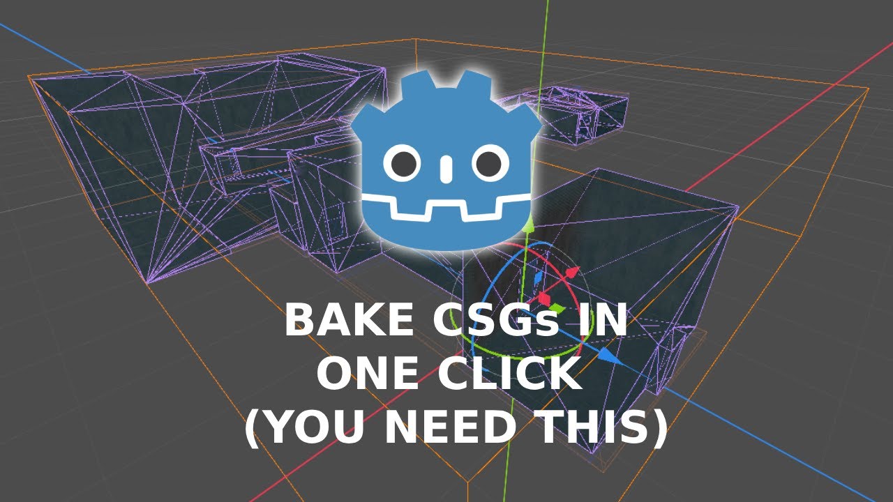 GigaBake - Godot Plugin for CSG, Collision, and Occluder Baking (Link in Desc)