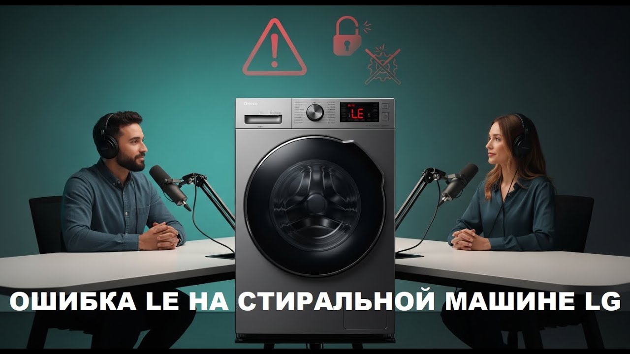 Ошибка LE на стиральной машине LG