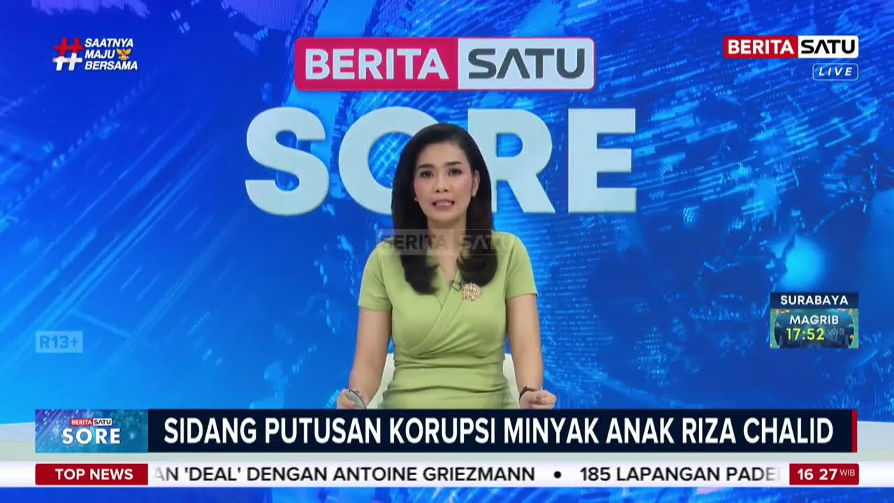 PN Tipikor Gelar Sidang Putusan Kasus Korupsi Minyak Anak Riza Chalid #Beritasatu