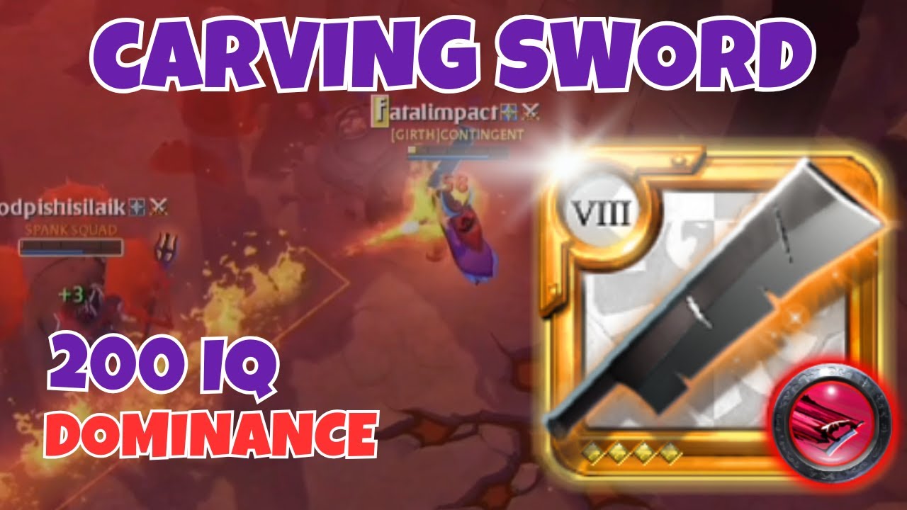 200 IQ Carving Sword PvP Build &ndash; Albion Online DOMINANCE
