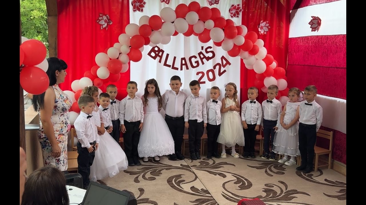 Óvodai ballagás. 2024. Barkaszó. Kacor király óvoda.