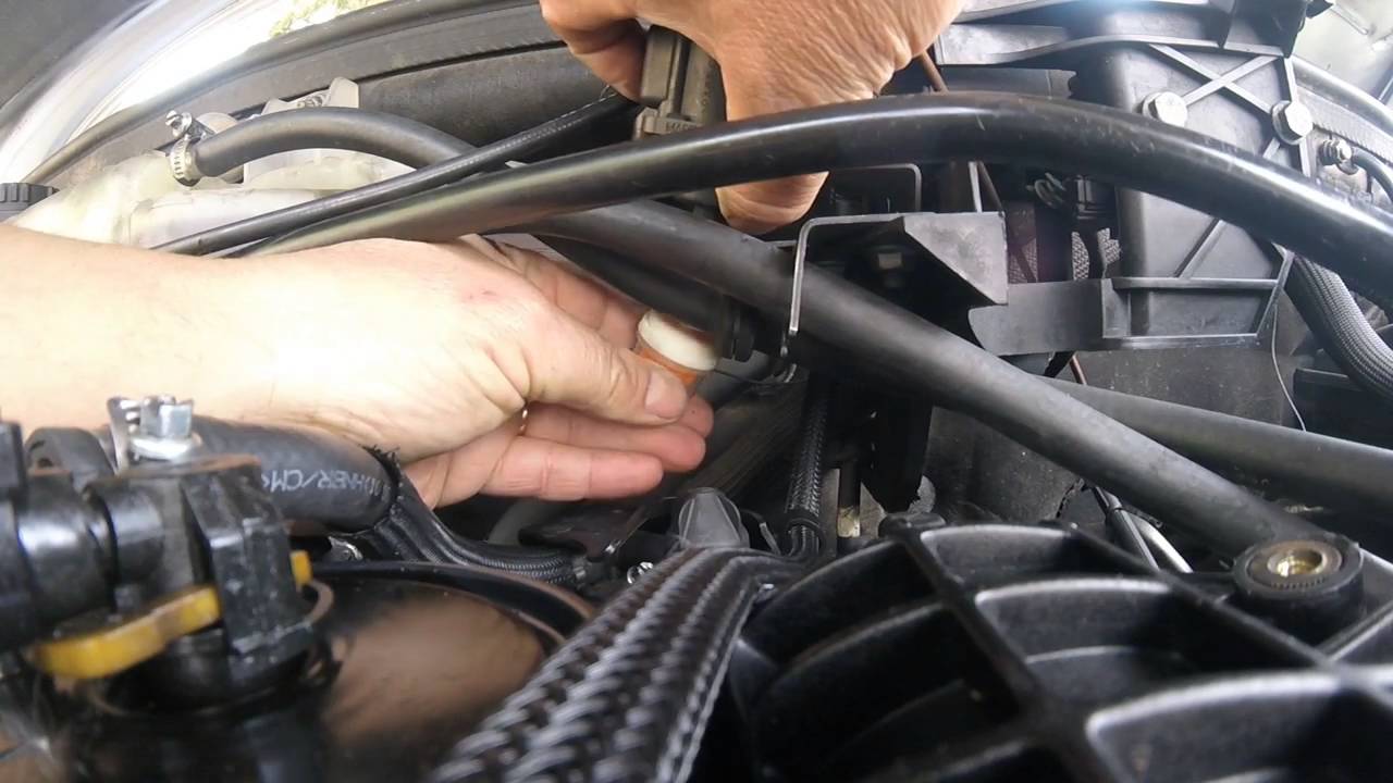 Replacing the salt valve filter Mercedes ml 270 /Замена филтра соляной клапана  Mercedes ml 270 cdi