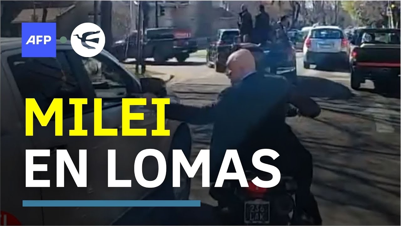Milei y Espert tuvieron que escapar luego del ataque que recibieron en Lomas de Zamora