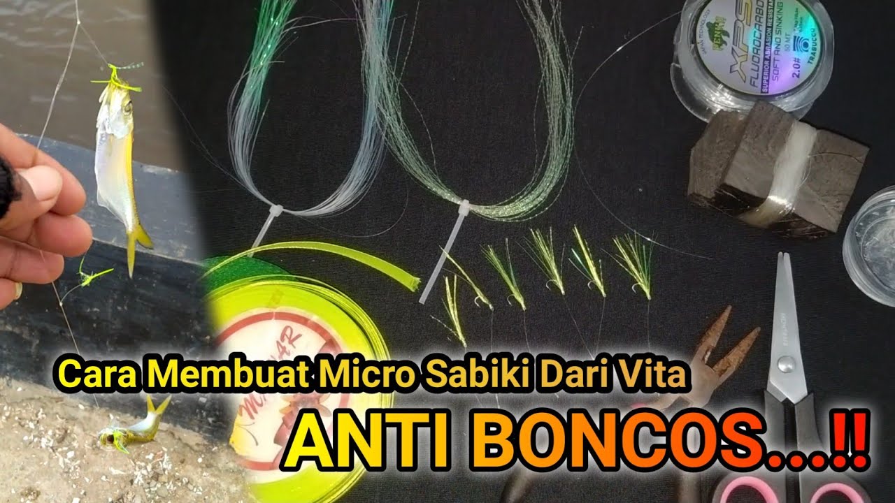 CARA MEMBUAT KOTREKAN SABIKI DARI VITA | TUTORIAL - SABIKI FISHING || gb79