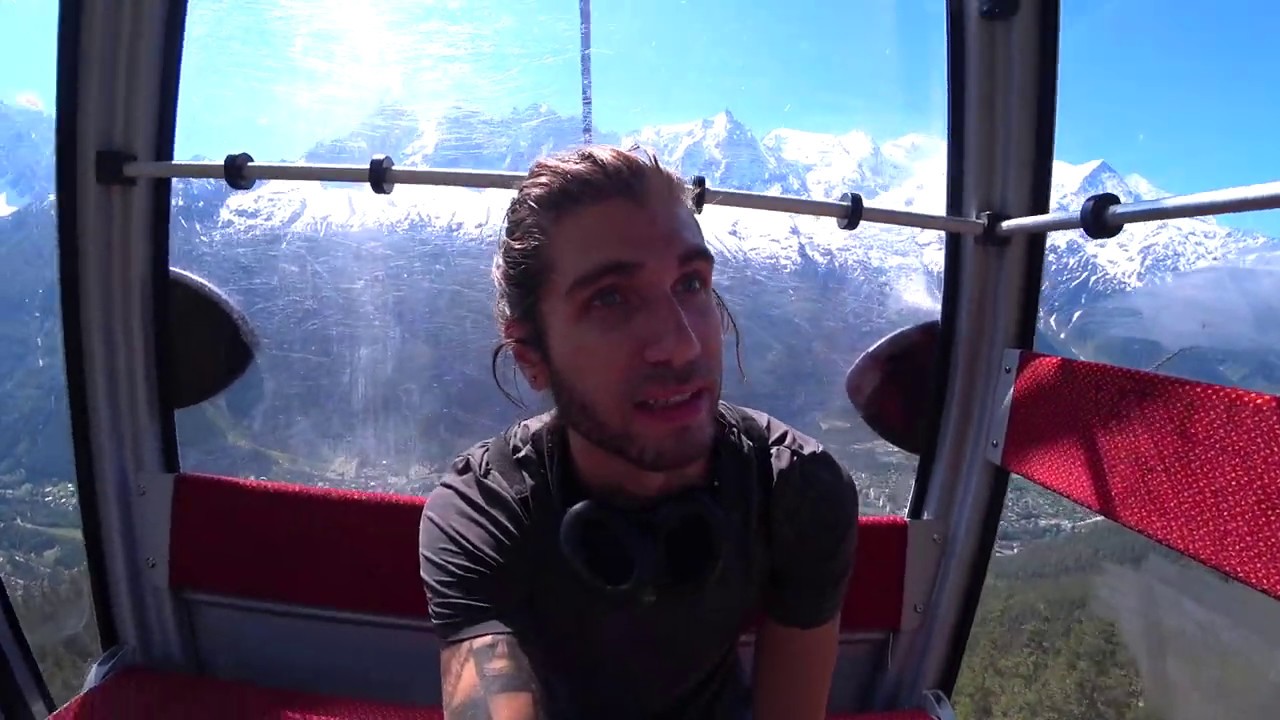 Le Br&eacute;vent Ski Lift WHOLE JOURNEY Filmed (Including The Second Leg To The Snowy Peak)