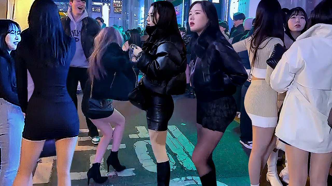 [4K 강남 거리는 파티중 😎😎😎] 토요일 밤에 서울 강남 거리는 파티 분위기라 너무나 즐겁네요 😄😄😄 # 강남 # 서울 # 한국 # 여행 # 클럽 # 아시아