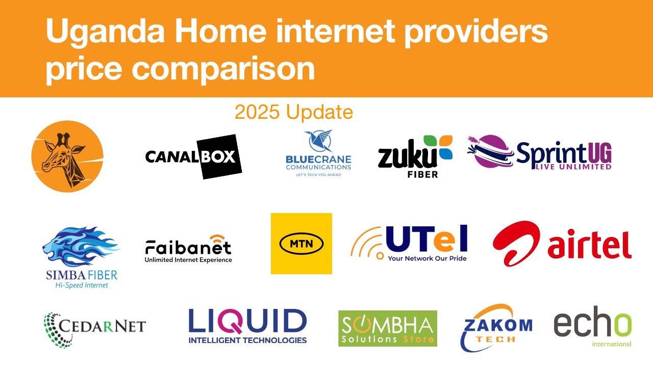 17 Home Internet Providers in Uganda: Price Comparison Chart 2025