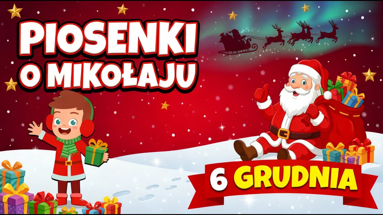 Piosenki o ŚWIĘTYM MIKOŁAJU dla Dzieci 🎅 Karolek i Mikołaj | Świąteczne Piosenki na Mikołajki