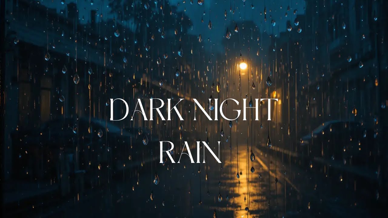 Relaxing Rain on Window at Night 🌧️ Sleep Fast Rain Ambience