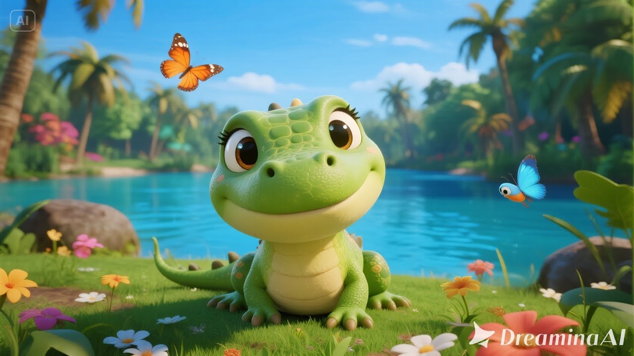 Jacaré Filhotinho — A Música do Rio Azul 🐊🌊