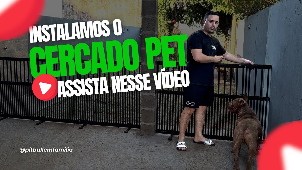 CERCADO PARA SEU PET SUPER RESISTENTE !! #assista