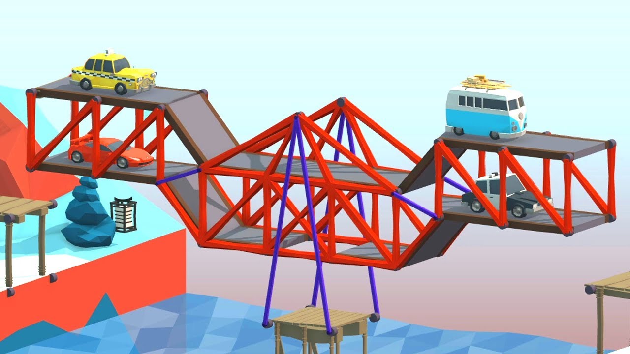 When 200 IQ Strats Defeat Gravity in Poly Bridge